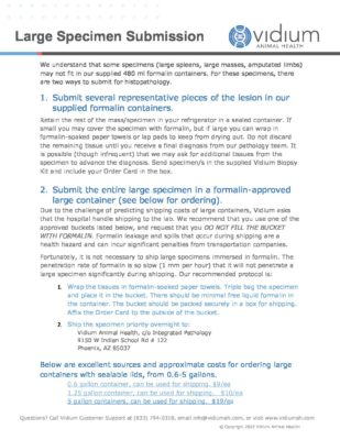 Large Specimen Submission Protocol Pdf 309x400